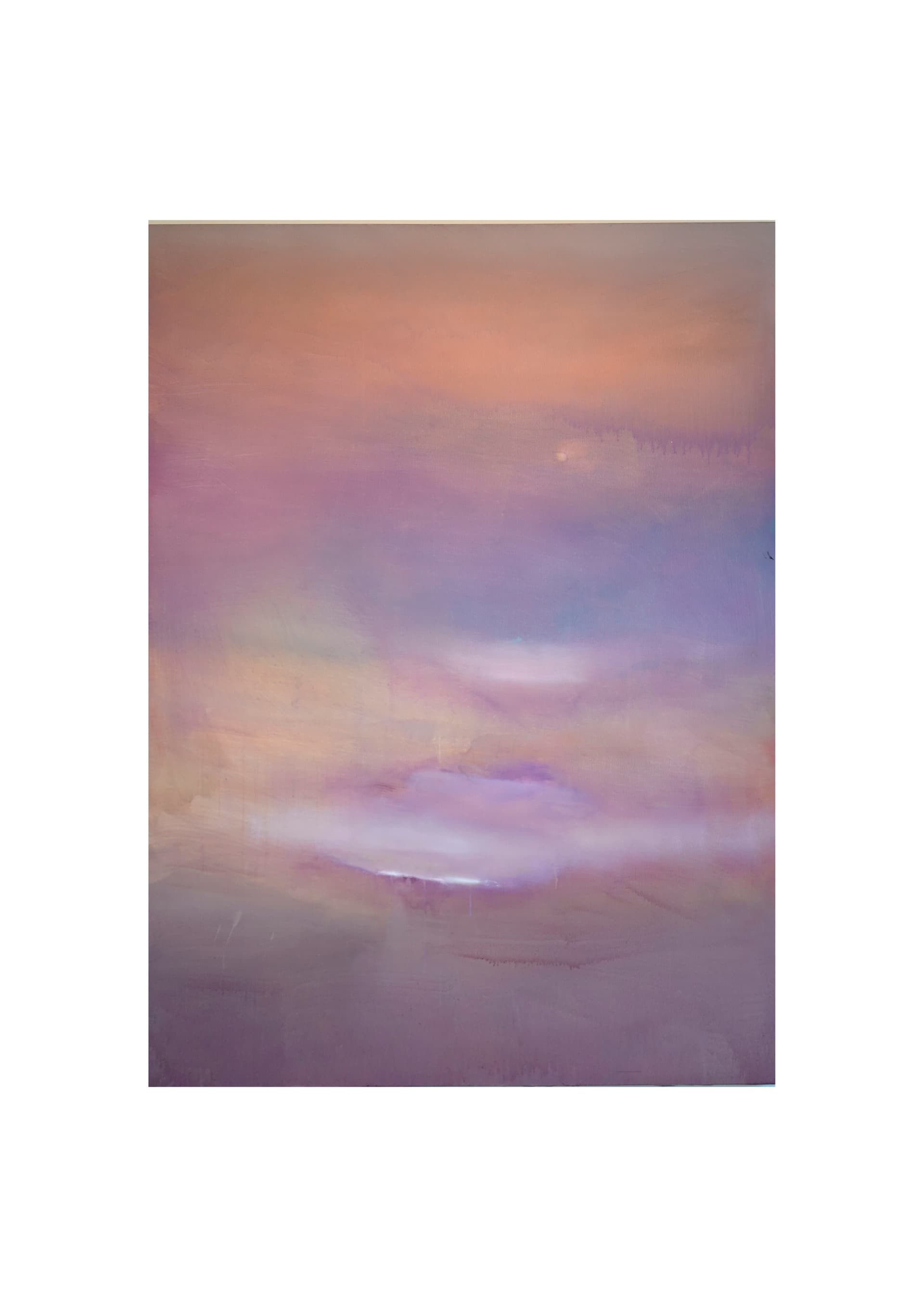 Concrete stairs with light